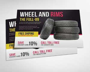 Tires & Rims Postcards - Direct Mail Distribution Ontario
