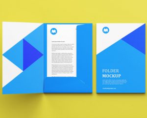Two Fold Presentation Folder