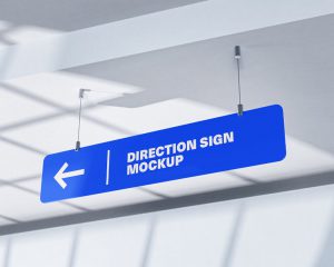 Wayfinding Ceiling Mounted Signs Ontario